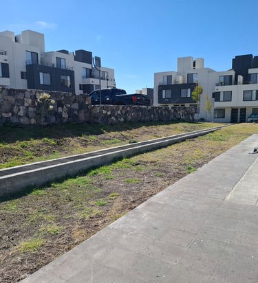 jardin seco en fraccionamiento