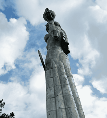 Statue of the Mother of Georgia in Tbilisi.