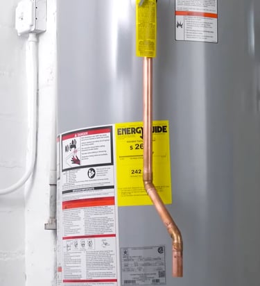 new water heater installation