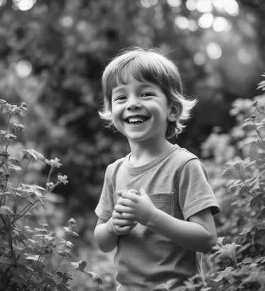 An elderly person smiling warmly while holding hands with a volunteer in a cozy home setting.