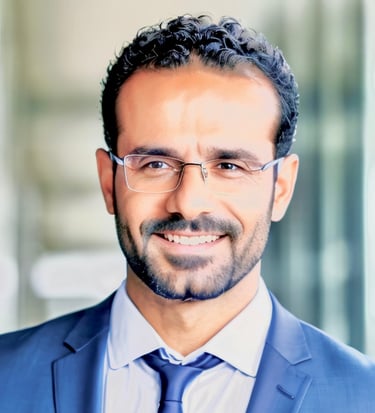 A portrait of trainer Fadi Elghattis