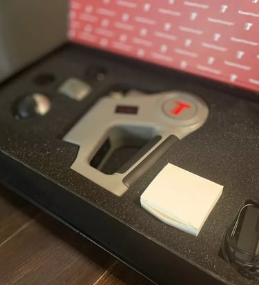 Muscle gun massager for high-intensity muscle care