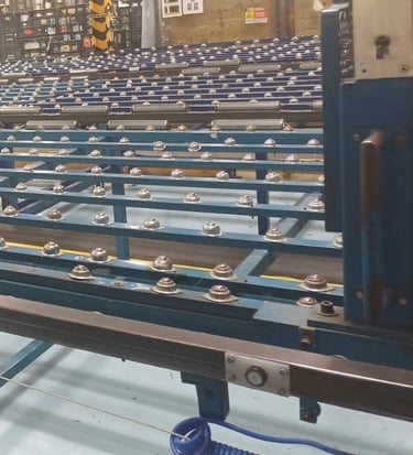 mesa de transferencia para ir pasando objetos