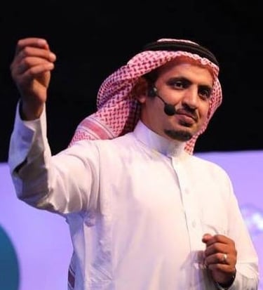 A portrait of trainer Mohammed Qahtani
