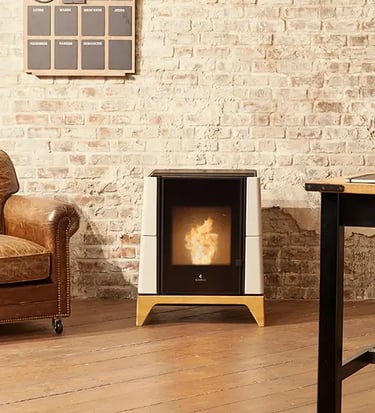 poêle à bois et granules