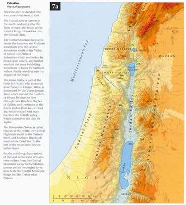 Physical Geography of Palestine, https://www.preceptaustin.org/bible_maps