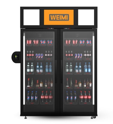 WEIMI divdurvju pašapkalpošanās ledusskapis lielākam produktu klāstam