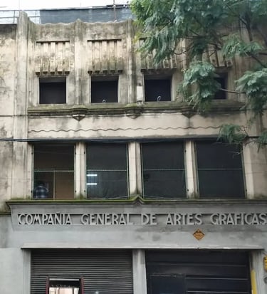 Deco Sustantable, ex Imprenta Ferrazini, antes de ser restaurado por Almapiedra.