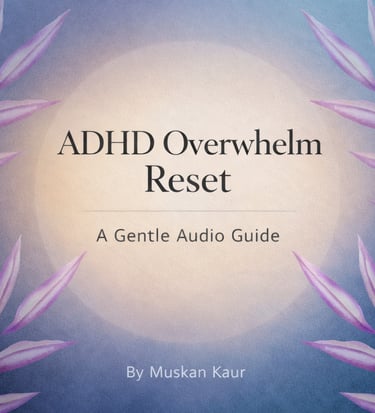 a picture of a book cover of adhdd overwhelmm rest