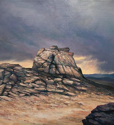 "The Altar of Zeus" Acrylic $750