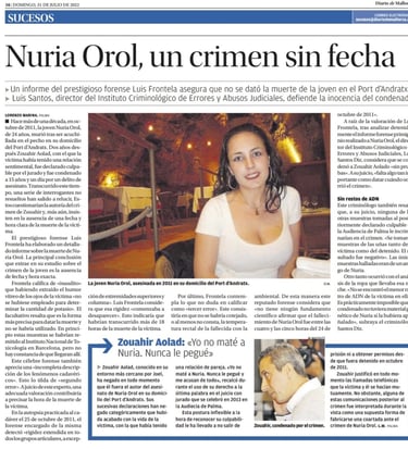 Asesinaro en Andraxt-Nuria Oriol