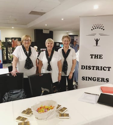 The District Singers at council event