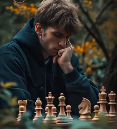 Adult learner improving chess skills with expert coaching at Shetty Chess Classes Chembur