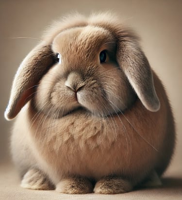French Lop Rabbit sitting
