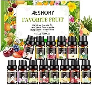 coffret d'huiles parfumées aromathérapie