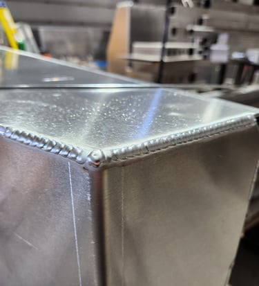 Aluminum boat welding