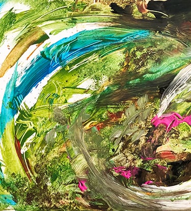 Abstrato em acrílico