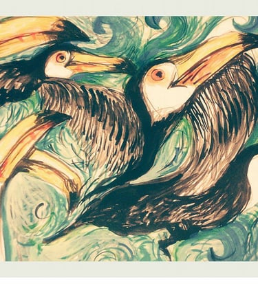 Acrílico sobre papel