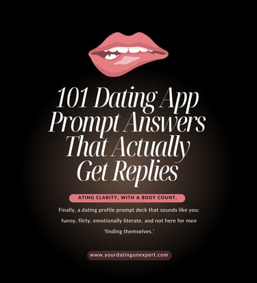 101 Dating App Prompt Answers That Actually Get Replies