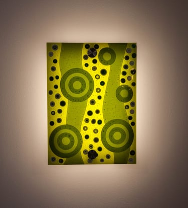 Pond Life - Wall light panel