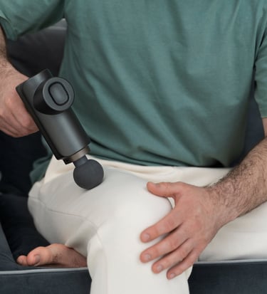 Collection of top massage guns for muscle recovery