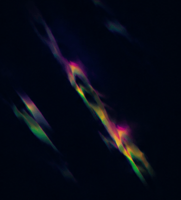 background visual abstract iridescent color accents