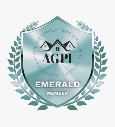 a badge with a shield and laurels on it