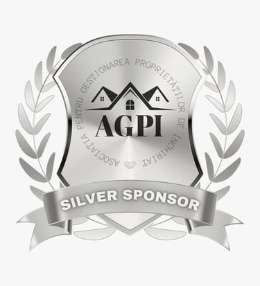 a silver plated badge with a silver ribbon around it