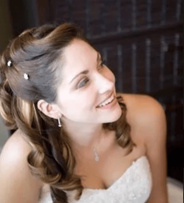 Wedding hair styling