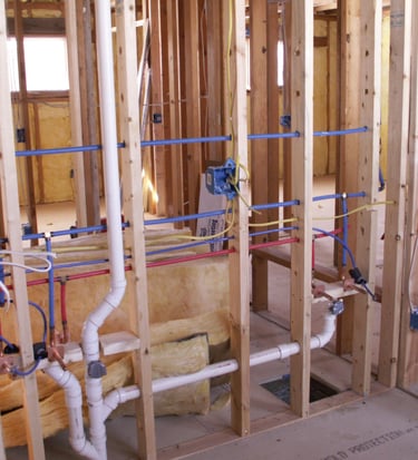 new residential plumbing installed in Goodyear Az