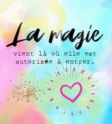 la magie vient là où elle est autorisée à entrer - libération du péricarde Céline & Florine 