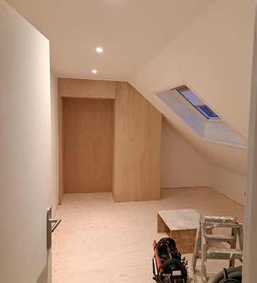 Timmerwerk zolderkast Waterman Afbouw