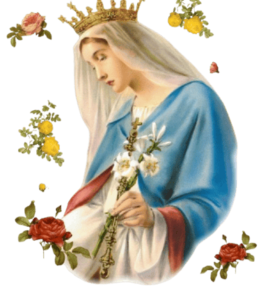 mmagine sacra di Maria Santissima, Regina degli Apostoli, simbolo di devozione e purezza della Fede