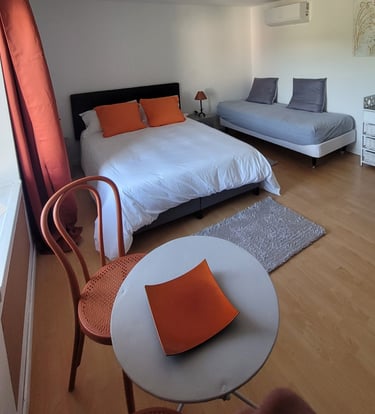 Chambre Isaac Lit Double 140x190 et lit simple
