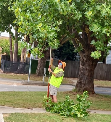 Andrew working hard at HOME in Queanbeyan