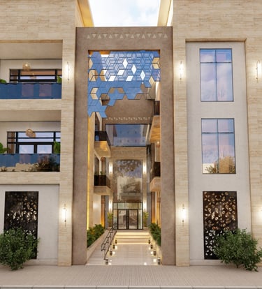 مشروع الشقق السكنية داخل حي المهدية من تصميم وتنفيذ شركة دليل البناء للتطوير العقاري 