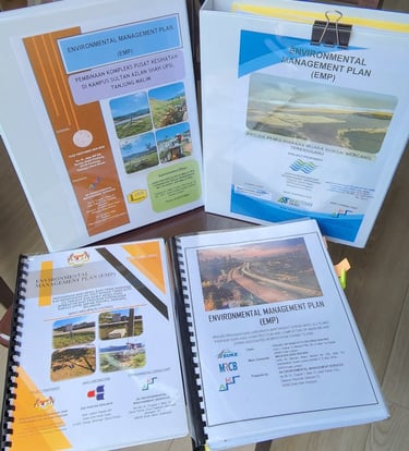Environmental Management Plan (EMP) report display