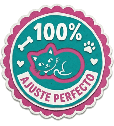Ajuste Perfecto para productos para mascotas.