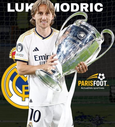 Le départ de Luka Modrić est un moment historique pour le Real Madrid et le football mondial. Son héritage restera gravé dans