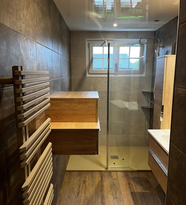 salle de bains rénovée par Lepezel Fermetures