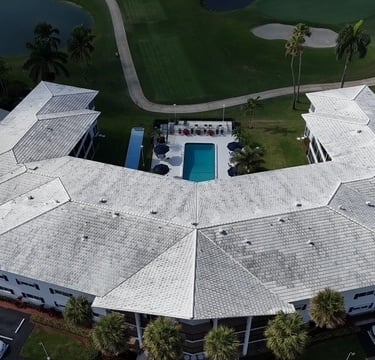 roof soft washing before and after fort lauderdale 