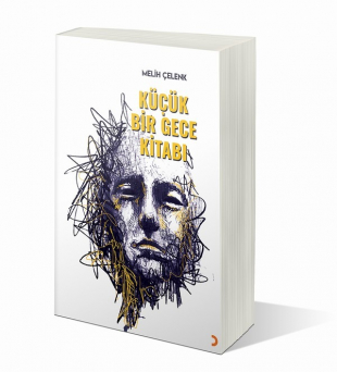 Küçük Bir Gece Kitabı, a book cover of a book with a drawing of a man's face