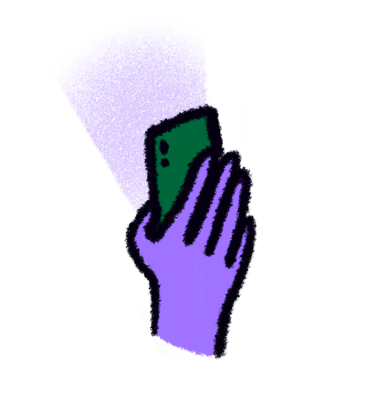 doom scrolling on phone