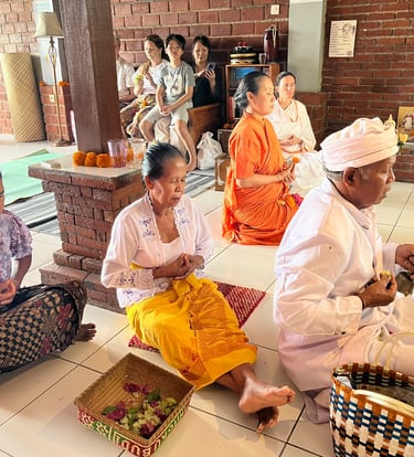 Ritueel inwijding Bali Ashram IVS