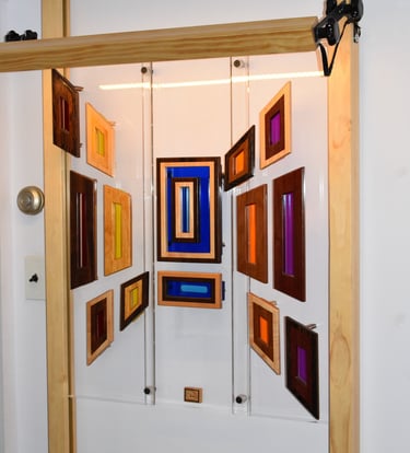 TIMES SQUARE easel pic-art supports-bar light-richWOODart.com-34"x36" 32 lbs.+