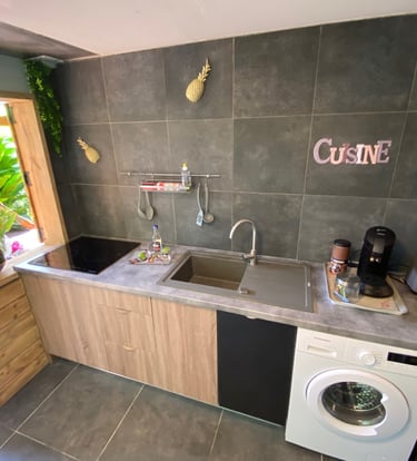 Vue sur la cuisine