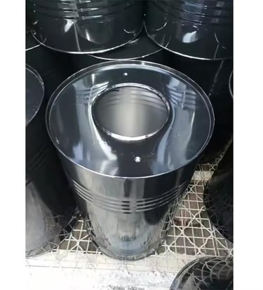 50kg steel keg – compact container for chemicals and oils by Pakistan Drums