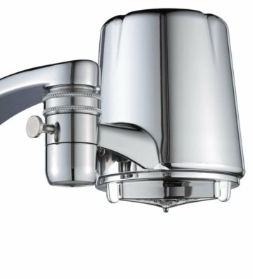 Culligan FM-25 faucet mount water filter with 200 gallon capacity and chrome finish.