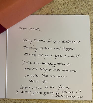 Fitness transformation testimony