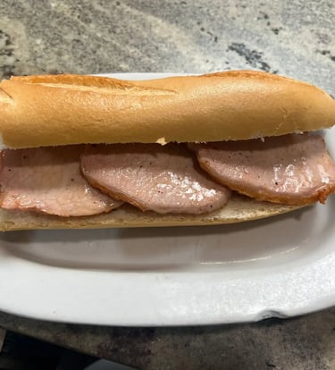 Montado de lomo a la plancha